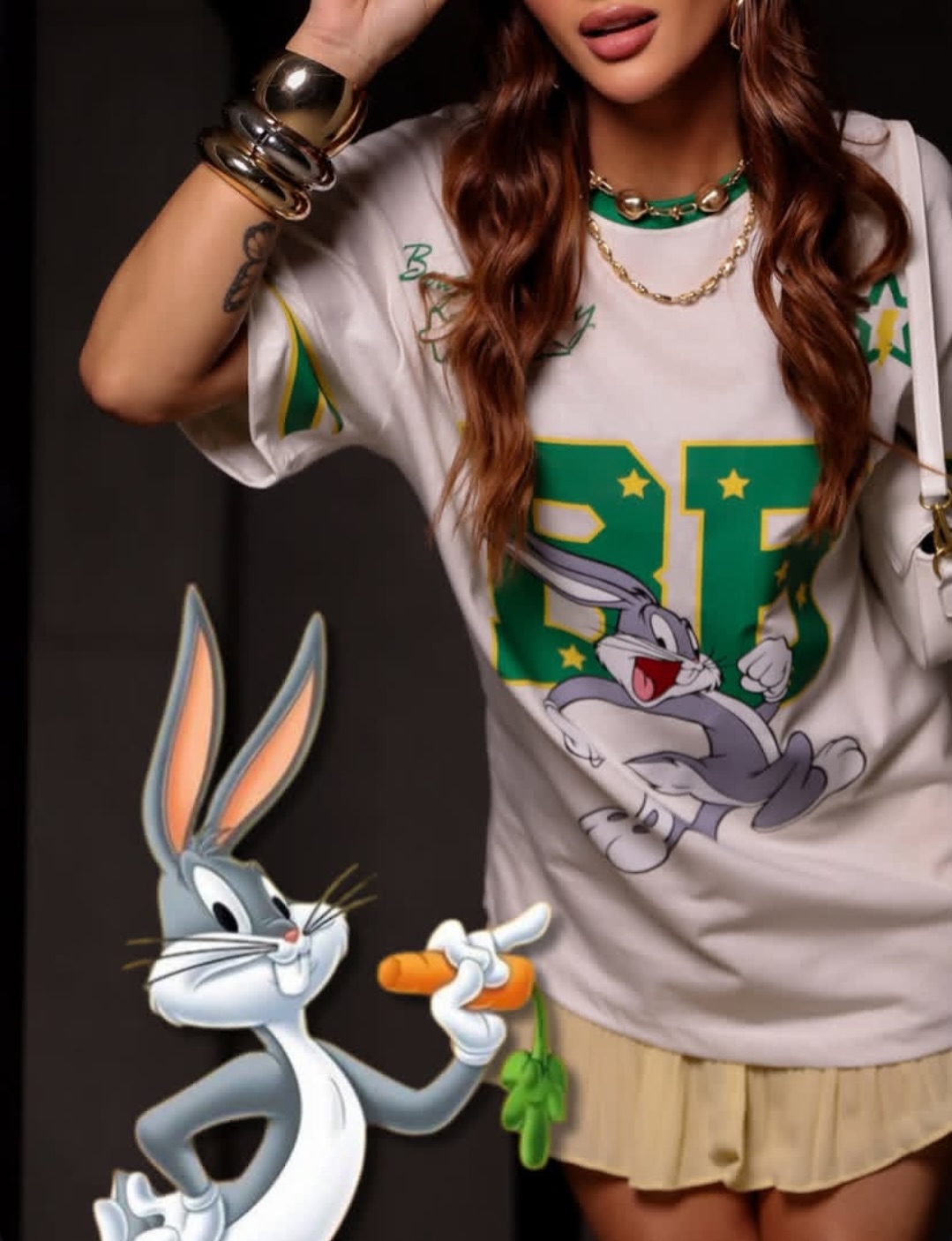 O que é que há velhinho ? Um dos personagens mais nostálgicos chegou aqui na Nina em formato de camiseta 💚
Vocês são viciadas nas nossas camisetas over em algodão e olha que estampa fofa que acabou de chegar
Camiseta Pernalonga BB | www.ninabrand.com.br