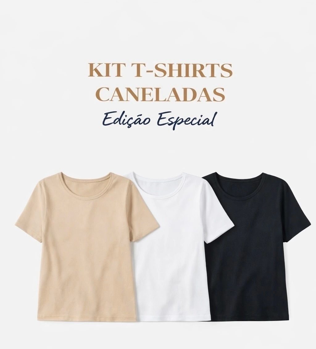 Hoje é dia de Kits essenciais para vida… 👚
3 peças por 189,99 em até 10x 18,99…

Sabe aquela blusa que a gente usa muito e  que dura uma eternidade? 
Aquela que gente nem lembra o ano que comprou ?

São esses modelos dos kits… 

Aproveitem são kits limitados 📦