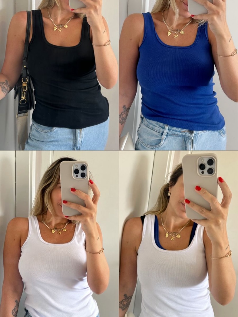 E tem lançamento de peças avulsas também… Nossa regata Juliana é um modelo essencial para um guarda-roupa inteligente 

Por apenas 69,99 e uma malha impecável 🛒🤍