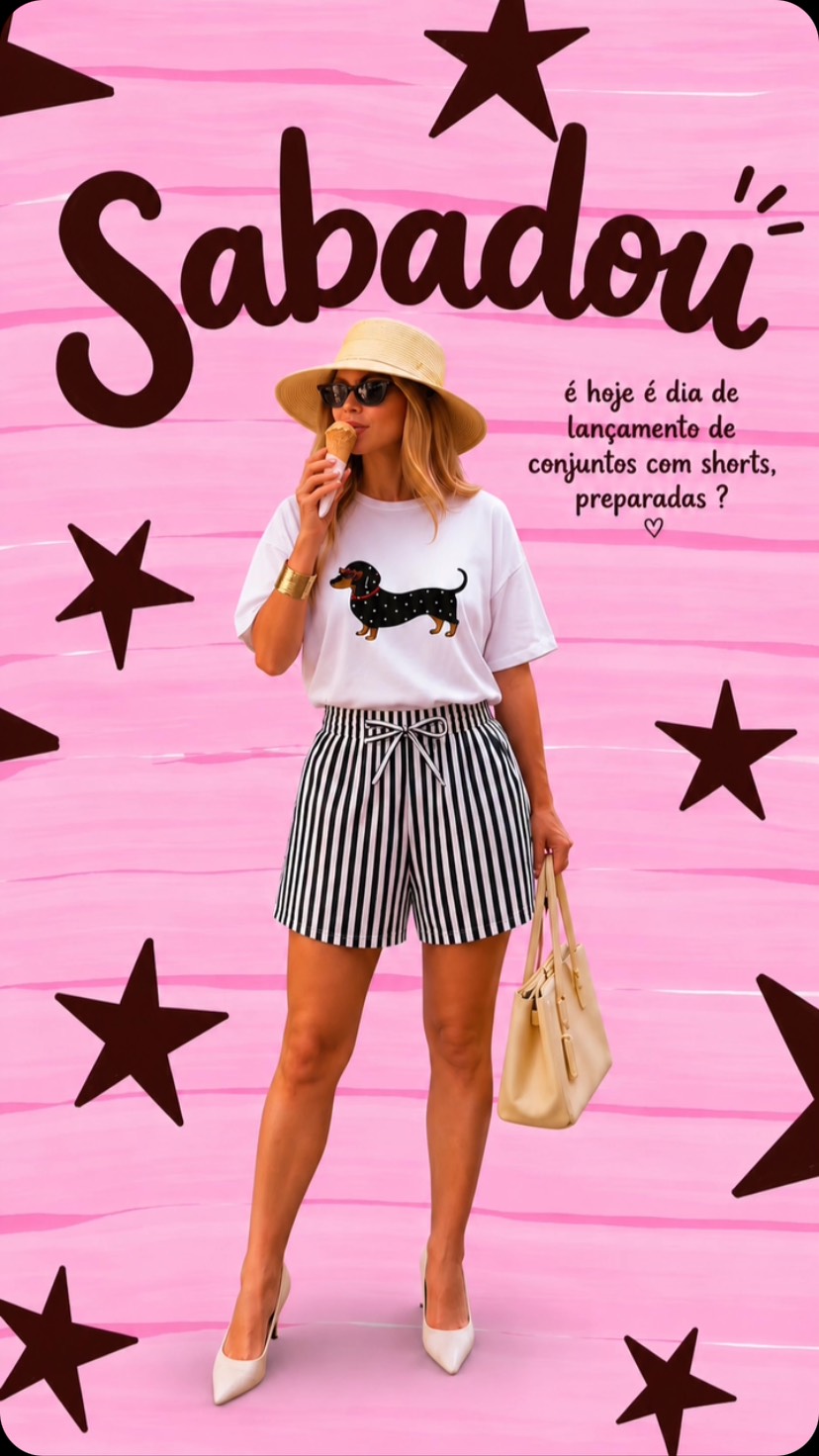 Confessamos: estamos completamente apaixonadas nesses conjuntos! E quando você souber o preço, vai se apaixonar ainda mais. 😍✨

Por apenas R$ 129,99 (ou em até 10x de R$ 12,99), você garante o kit completo! ✔️ 🌭🐾