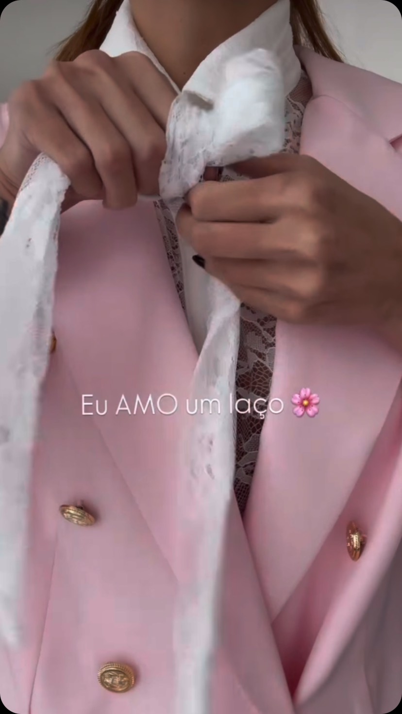 Últimas peças da camisa em renda que vendeu quase tudo em um piscar de olhos 👀 💖😮‍💨