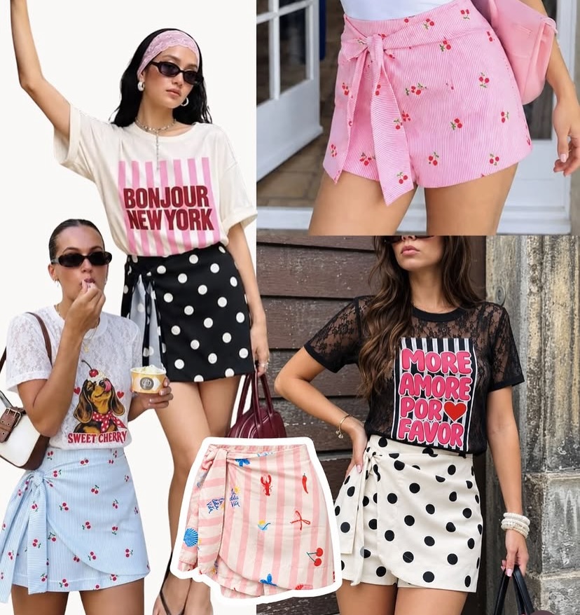 Aquele short saia que você vai querer ter um de cada cor… 💖✨