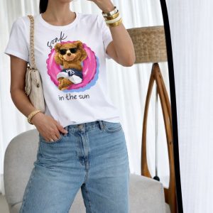 T-shirt Ursinho Na Boia