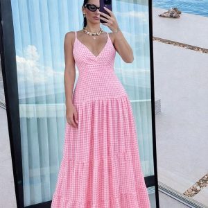 Vestido Poliana Rosa