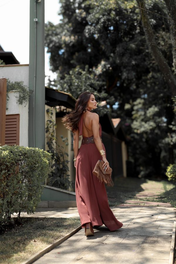 Vestido Chiara Marrom - Image 2