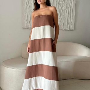 Vestido Carolina Marrom