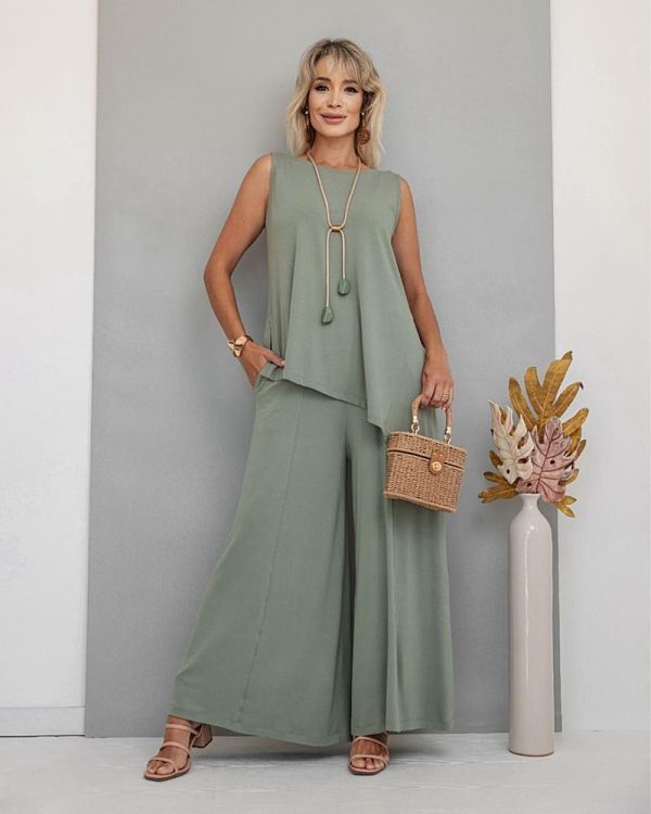 Conjunto Suzana Verde Salsa