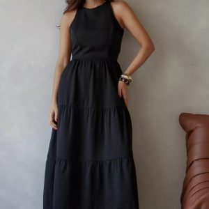 Vestido Flora Preto