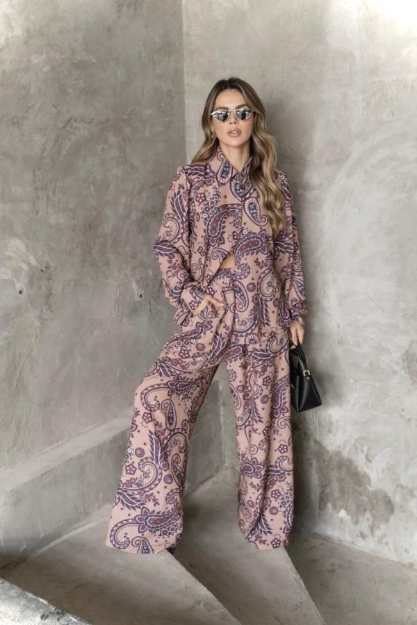 Conjunto Nataly Paisley Nude