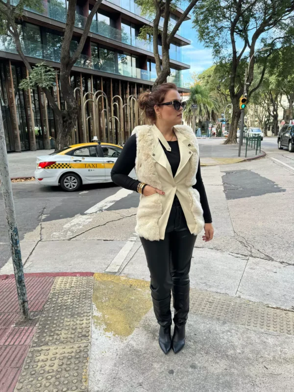 Colete Paula Offwhite