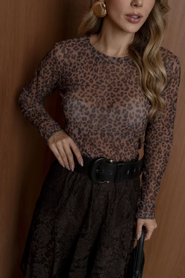 Blusa Valeria Animal Print