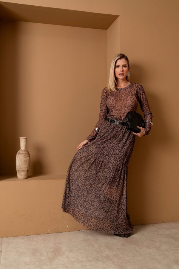 Saia Sueli Animal Print