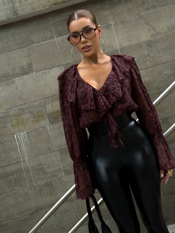 Cropped Nora Marrom