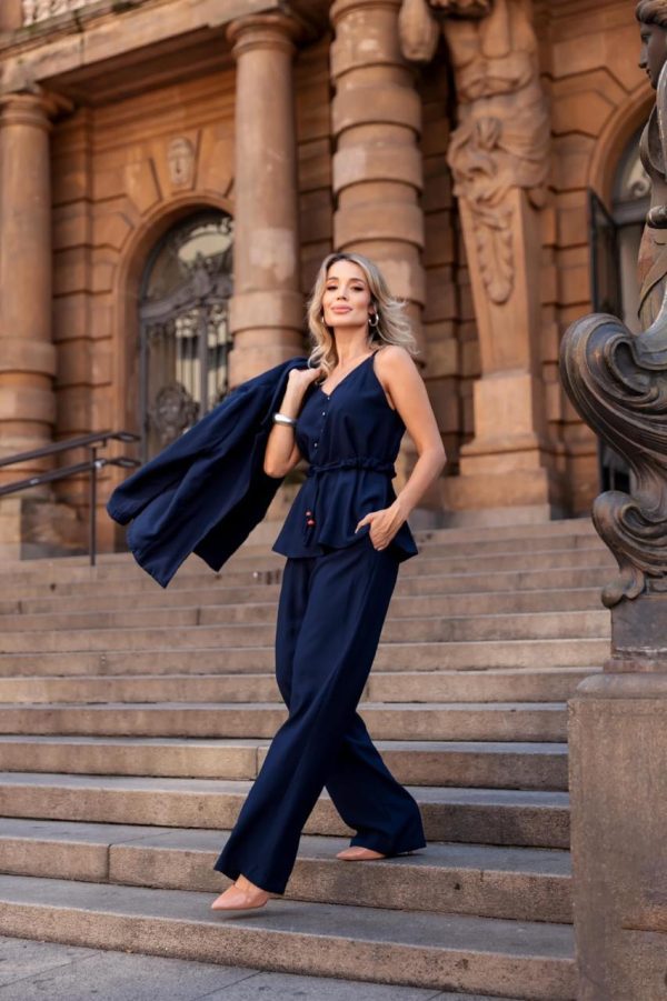 Conjunto Georgina Azul Marinho