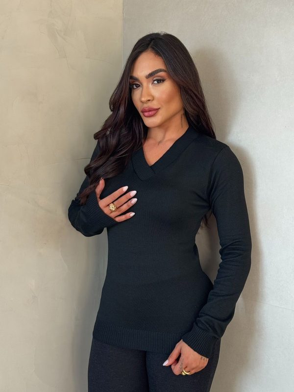Suéter Marina Preto