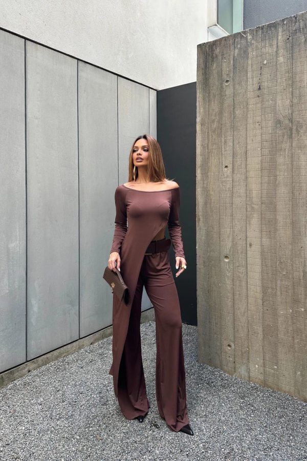 Conjunto Sabrina Marrom