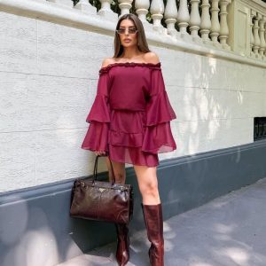 Vestido Lindsay Vinho
