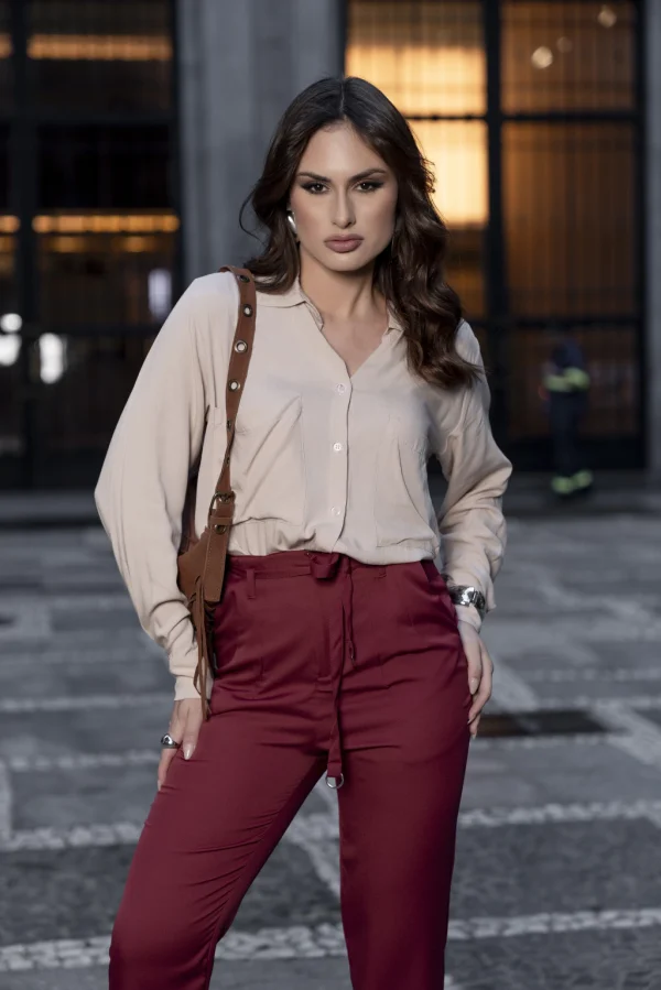 Camisa Manoela Champanhe