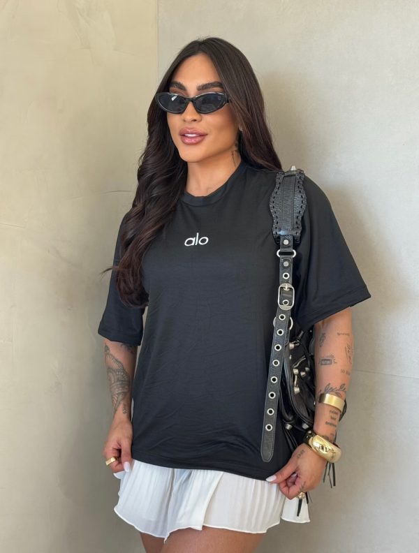 T-Shirt Alo Preto