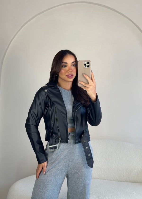 Jaqueta Ianca Preta