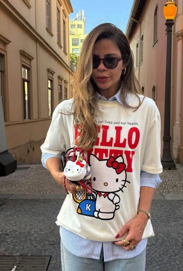 T-shirt Hello Kitty Tenista