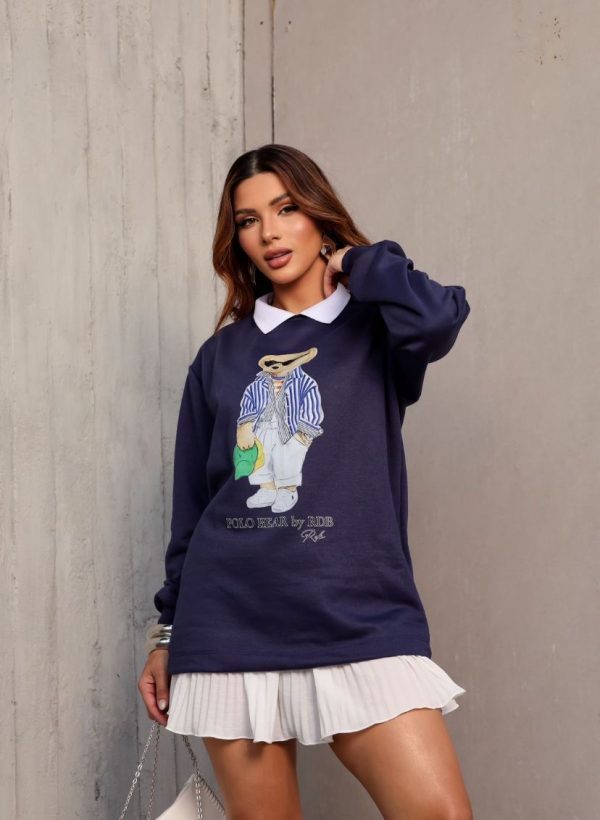 Blusão Polo Bear Azul