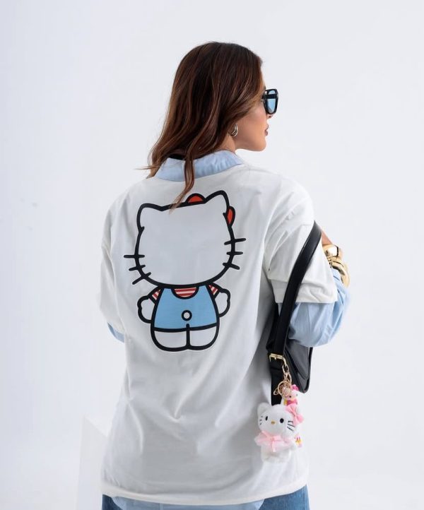 Camiseta New Hello Kitty Offwhite - Imagem 2