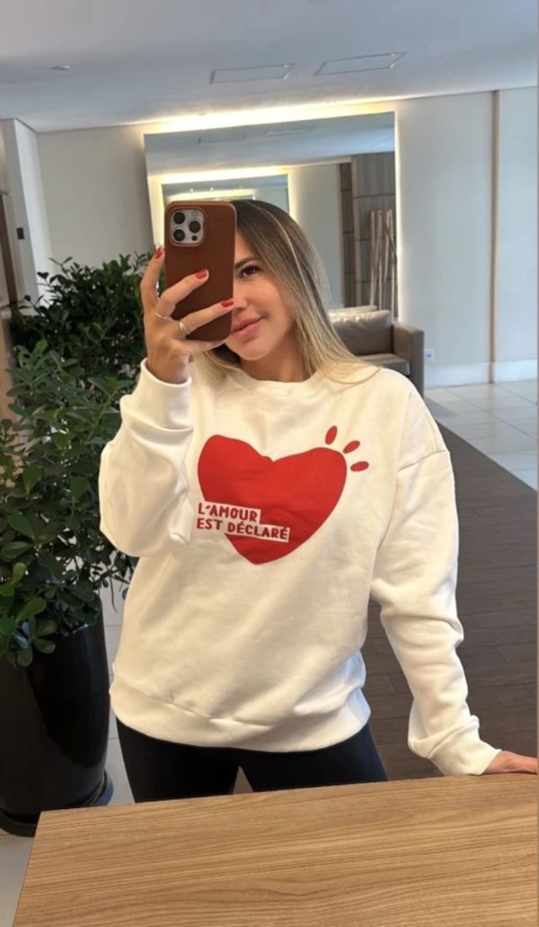 Moletom L’amor Offwhite