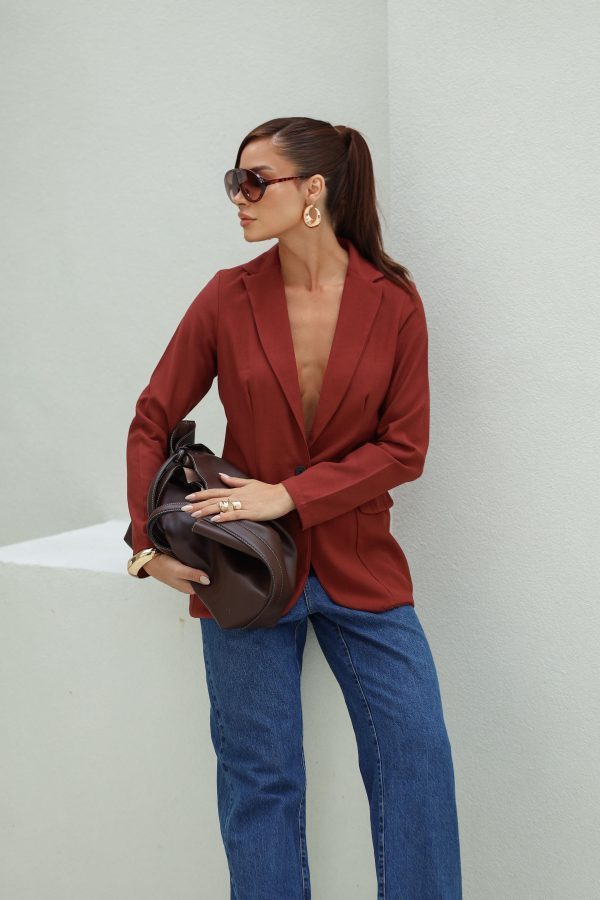 Blazer Sasha Marrom