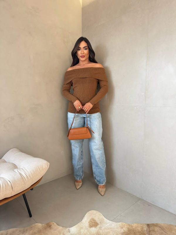 Blusa Cassia Marrom