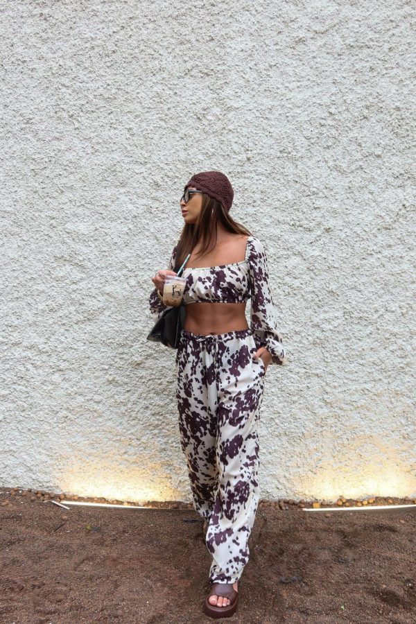 Conjunto Iza Cow Print