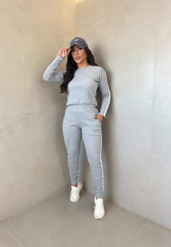 Conjunto Eliza Cinza