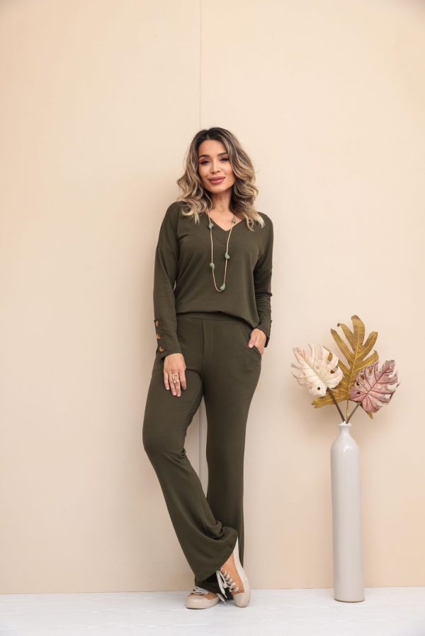 Conjunto Beatrice Verde Militar