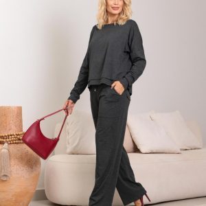 Conjunto Vanessa Cinza Chumbo