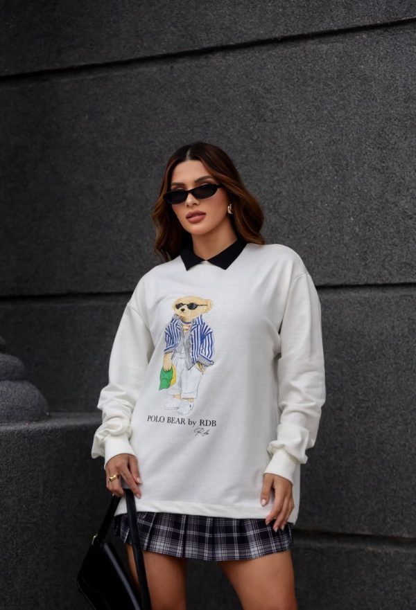 Blusão Polo Bear Offwhite