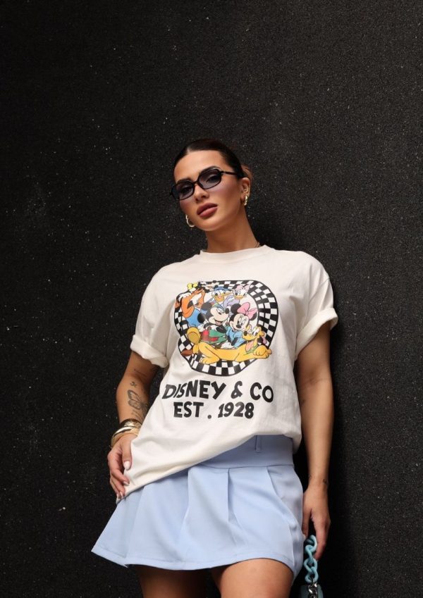 Camiseta Turma do Mickey Offwhite