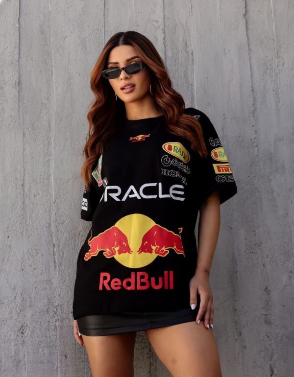 Camiseta Red Bull Preta