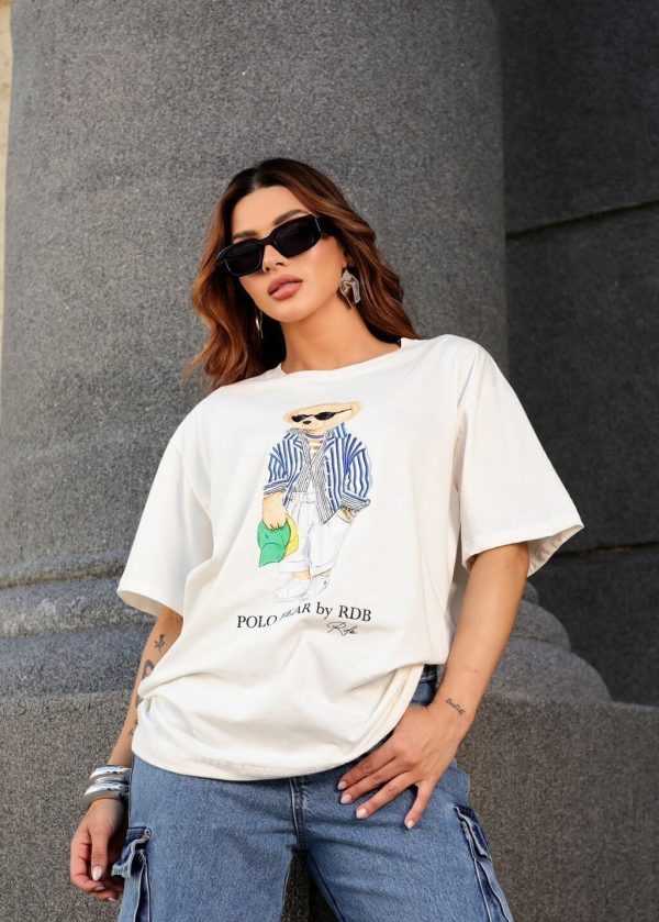 Camiseta Polo Bear Off/Azul