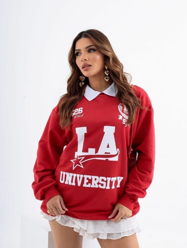 Blusão LA University Vermelho