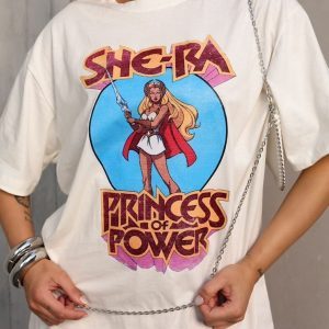 Camiseta Over Shera Offwhite