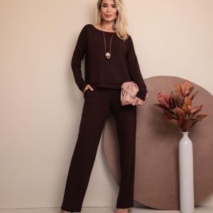 Conjunto Vanessa Marrom Escuro