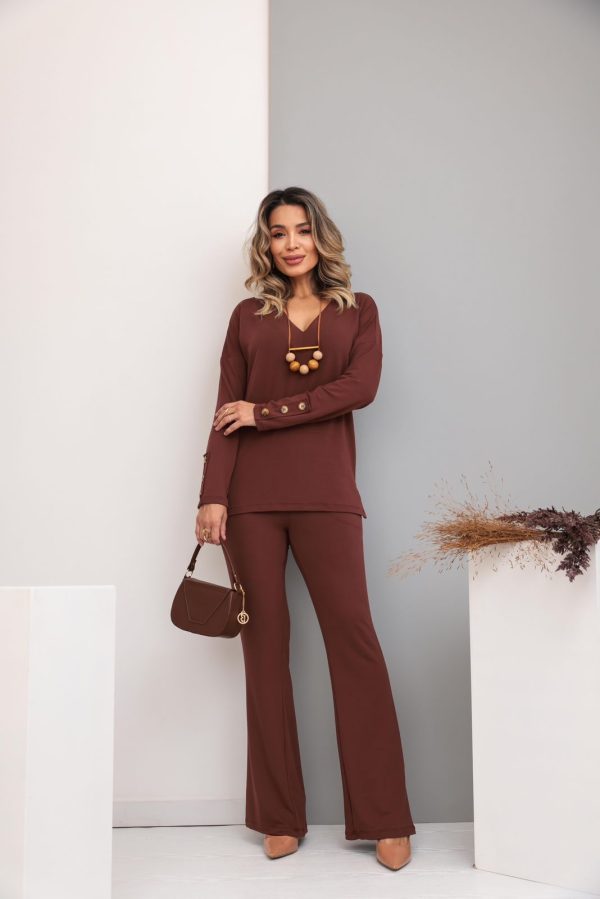 Conjunto Beatrice Marrom