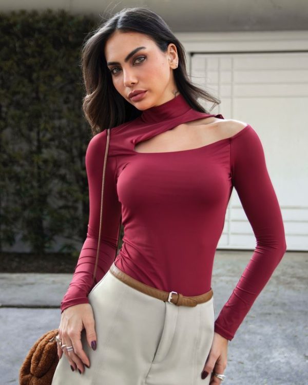 Blusa Lua Marsala