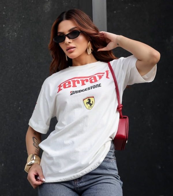 Camiseta Ferrari Offwhite