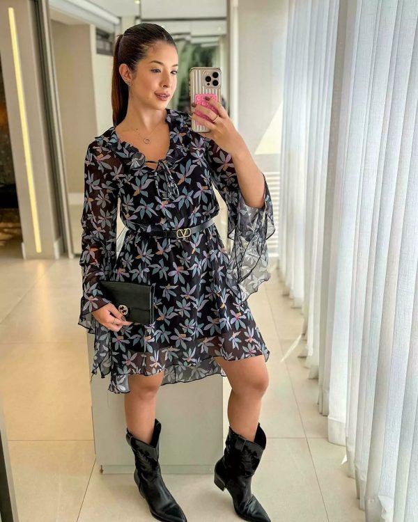 Vestido Manu Preto