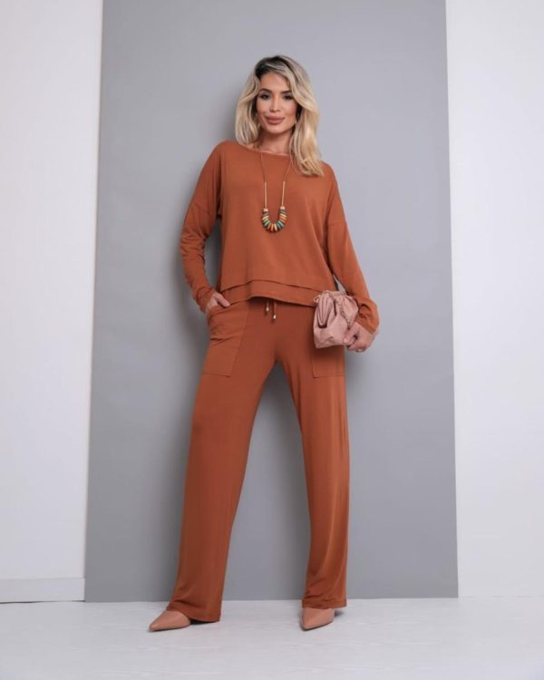 Conjunto Vanessa Caramelo