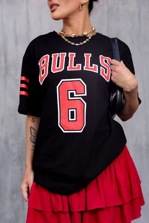 Camiseta Bulls Preto