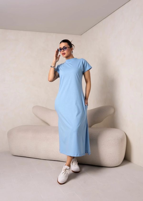Vestido Lisa Azul