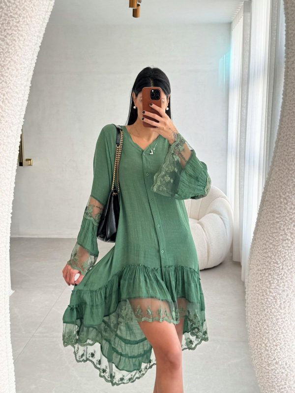 Bata Gabriela Verde Bandeira