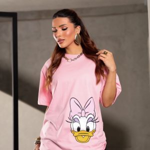Camiseta Margarida Rosa